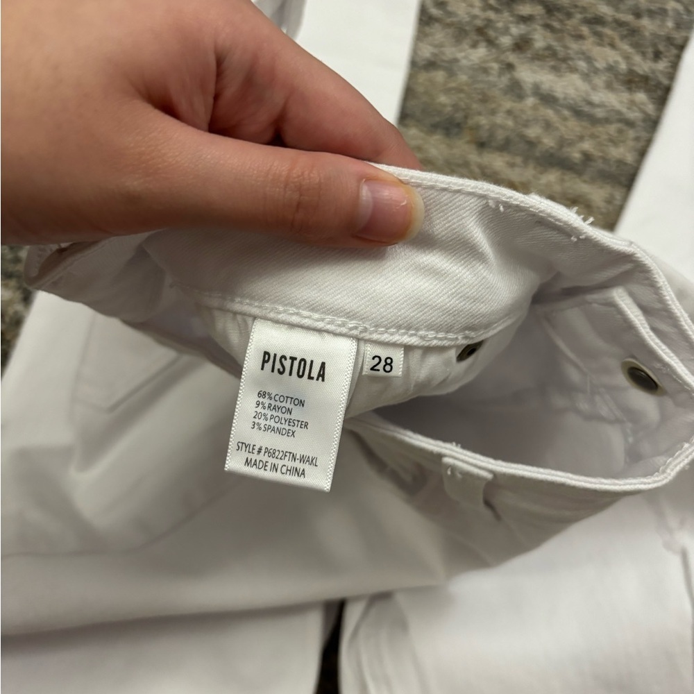 Pistola Mid Rise Skinny Jeans Sz 28 NWT | Pistola White Skinny Jeans | Skinny * - Picture 6 of 14